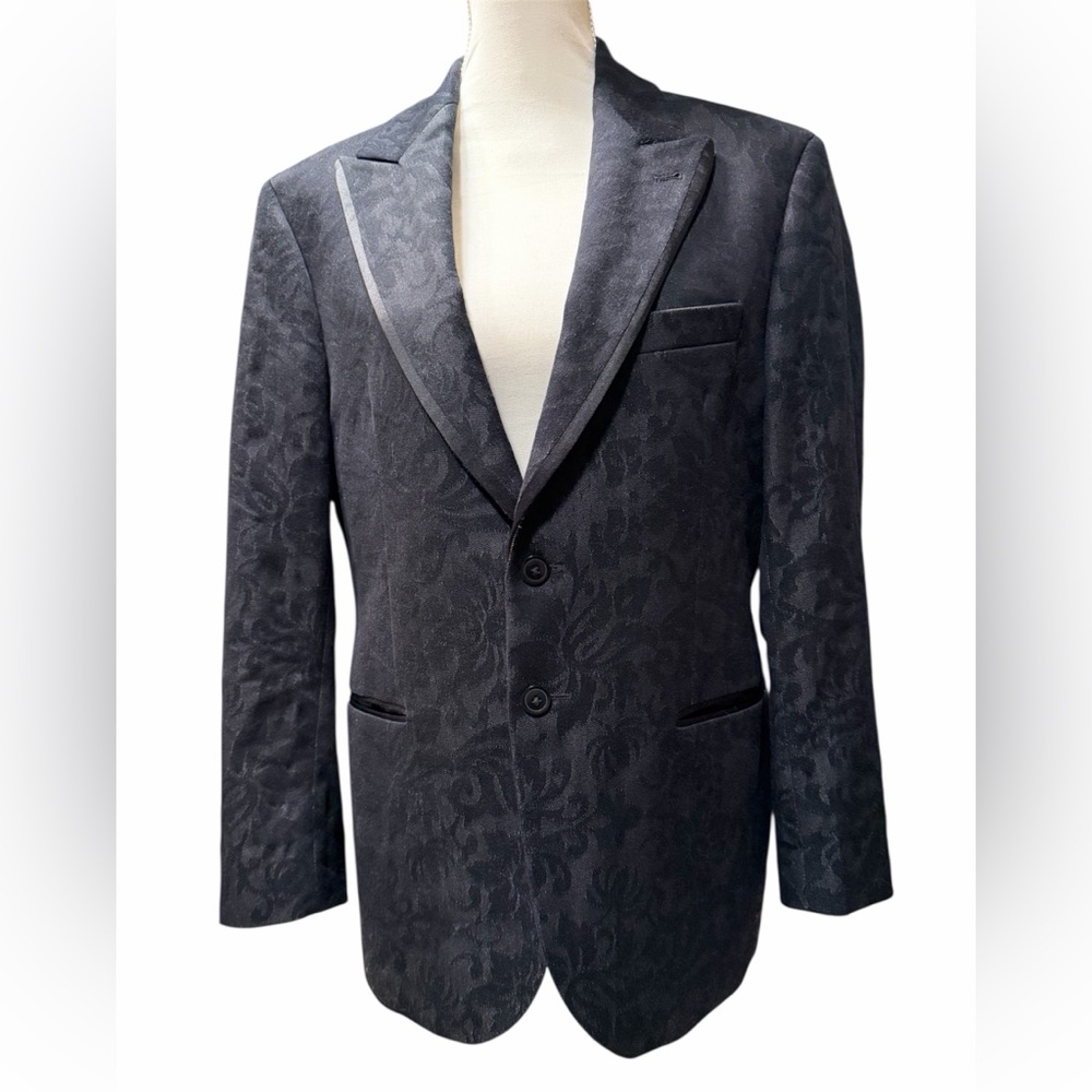 Joseph Abboud Black Floral Men's Blazer